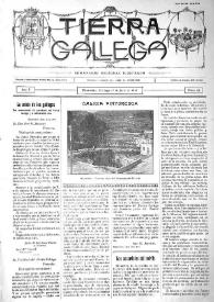 Portada:Tierra Gallega (Montevideo, 1917-1918) [Reprodución]. Núm. 18, 17 de junio de 1917