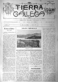 Portada:Tierra Gallega (Montevideo, 1917-1918) [Reprodución]. Núm. 23, 22 de julio de 1917