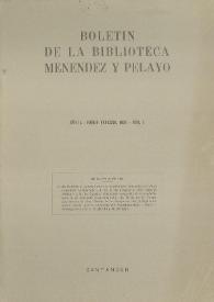 Boletín de la Biblioteca de Menéndez Pelayo. 1920 | Biblioteca Virtual Miguel de Cervantes