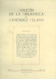 Portada:Boletín de la Biblioteca de Menéndez Pelayo. 1978