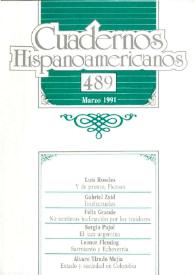 Cuadernos Hispanoamericanos. Núm. 489, marzo 1991 | Biblioteca Virtual Miguel de Cervantes