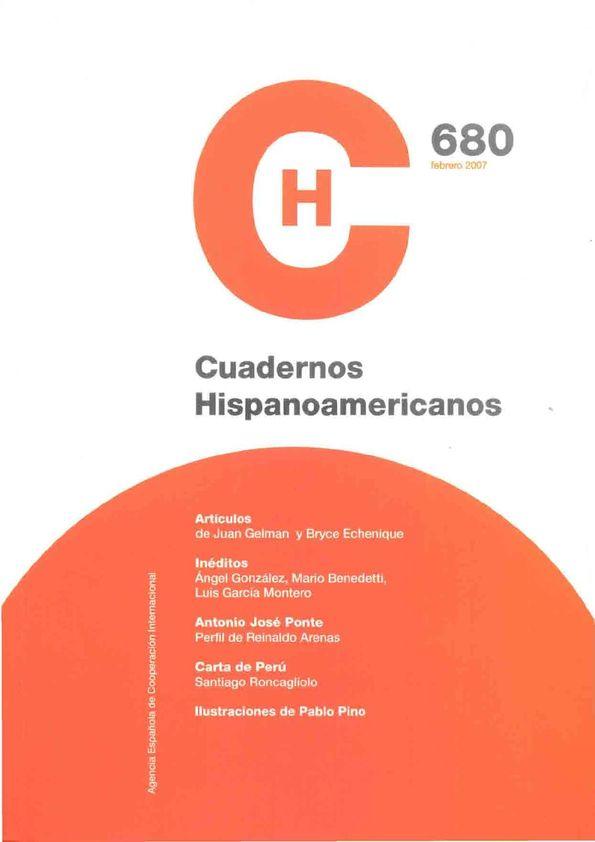 Cuadernos Hispanoamericanos. Núm. 680, febrero 2007 | Biblioteca Virtual Miguel de Cervantes