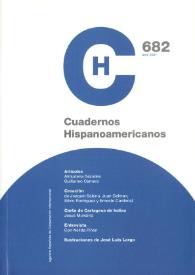 Portada:Cuadernos Hispanoamericanos. Núm. 682, abril 2007