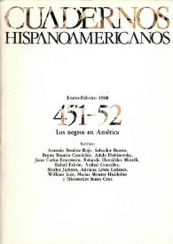 Portada:Cuadernos Hispanoamericanos. Núm. 451-452, enero-febrero 1988