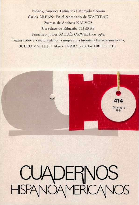 Cuadernos Hispanoamericanos. Núm. 414, diciembre 1984 | Biblioteca Virtual Miguel de Cervantes