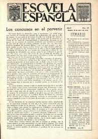 Escuela española. Año IV, núm. 139, 13 de enero de 1944