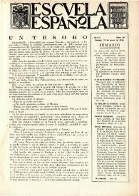 Escuela española. Año IV, núm. 141, 27 de enero de 1944