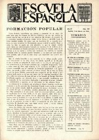 Escuela española. Año IV, núm. 142, 3 de febrero de 1944