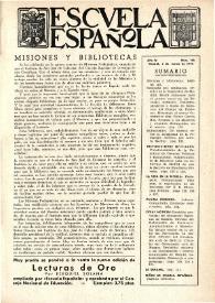 Escuela española. Año IV, núm. 146, 2 de marzo de 1944