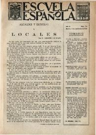 Portada:Escuela española. Año IV, núm. 173, 9 de septiembre de 1944