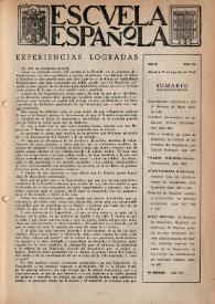 Portada:Escuela española. Año III, núm. 118, 19 de agosto de 1943