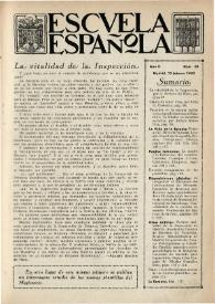Escuela española. Año II, Primer semestre, núm. 39, 12 de febrero de 1942