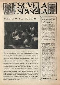 Portada:Escuela española. Año II, Segundo semestre, núm. 84, 24 de diciembre 1942