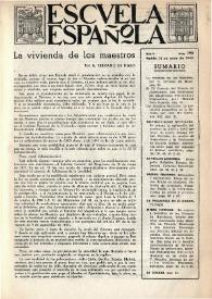 Escuela española. Año V, núm. 192, 18 de enero de 1945