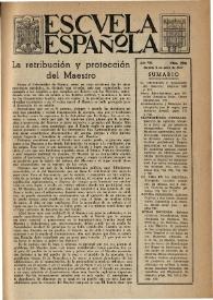Escuela española. Año VII, núm. 294, 2 de enero de 1947