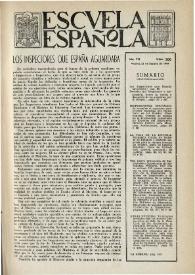 Escuela española. Año VII, núm. 300, 13 de febrero de 1947