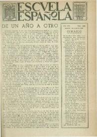 Escuela española. Año VIII, núm. 346, 1 de enero de 1948