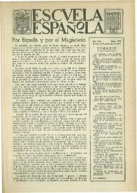Portada:Escuela española. Año VIII, núm. 384, 23 de septiembre de 1948