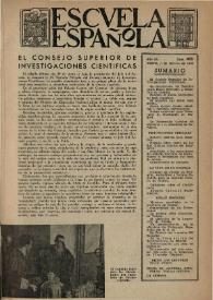 Escuela española. Año IX, núm. 403, 3 de febrero de 1949