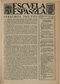 Escuela española. Año IX, núm. 404, 10 de febrero de 1949