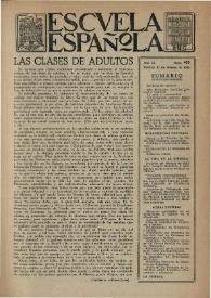 Escuela española. Año IX, núm. 405, 17 de febrero de 1949