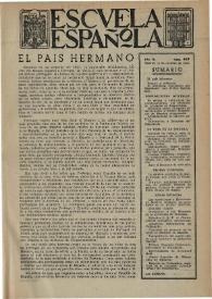 Portada:Escuela española. Año IX, núm. 439, 13 de octubre de 1949