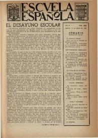 Escuela española. Año X, núm. 454, 19 de enero de 1950