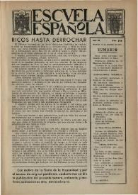 Portada:Escuela española. Año XI, núm. 546, 10 de octubre de 1951
