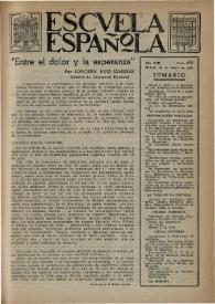 Escuela española. Año XIII, núm. 623, 29 de enero de 1953