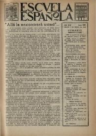Escuela española. Año XIII, núm. 624, 5 de febrero de 1953