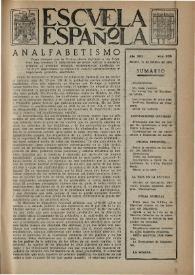 Escuela española. Año XIII, núm. 626, 12 de febrero de 1953