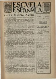 Portada:Escuela española. Año XIII, núm. 652, 6 de agosto de 1953
