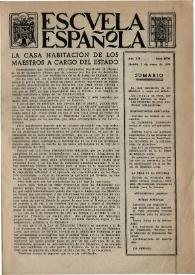 Escuela española. Año XIV, núm. 674, 7 de enero de 1954