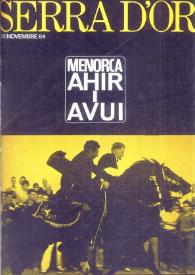 Portada:Serra d'Or. Any VI, núm. 11, novembre 1964