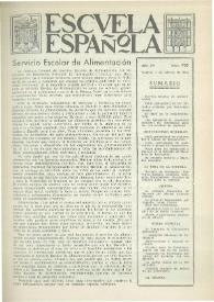 Escuela española. Año XV, núm. 730, 3 de febrero de 1955