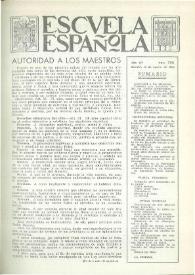 Portada:Escuela española. Año XV, núm. 758, 18 de agosto de 1955