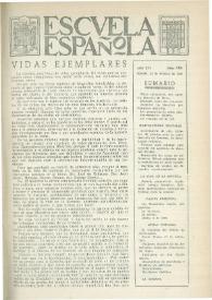 Escuela española. Año XVI, núm. 786, 23 de febrero de 1956