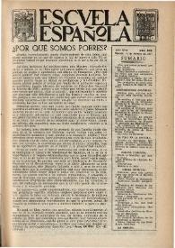 Escuela española. Año XVII, núm. 842, 14 de febrero de 1957
