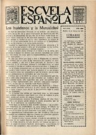 Escuela española. Año XVII, núm. 844, 28 de febrero de 1957