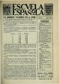 Portada:Escuela española. Año XIX, núm. 966, 29 de abril de 1959