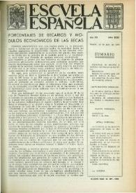 Portada:Escuela española. Año XX, núm. 1031, 28 de julio de 1960