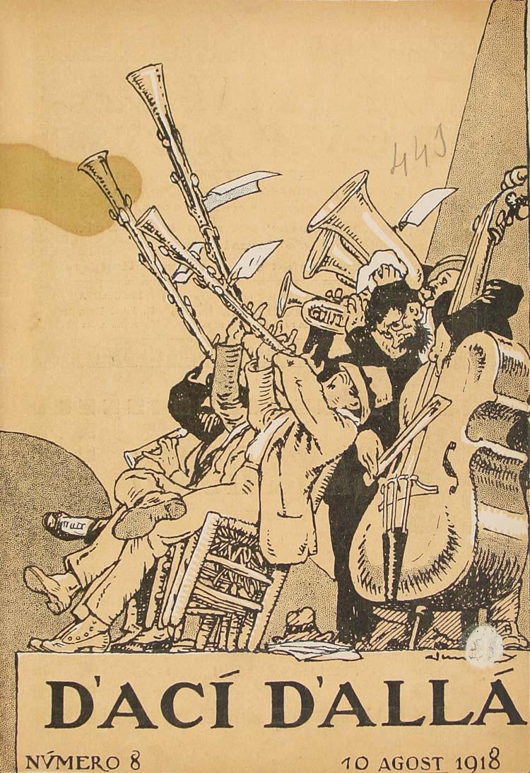 D'ací d'allà : magazine mensual. Vol. II, núm. 8 (10 agost 1918) | Biblioteca Virtual Miguel de Cervantes