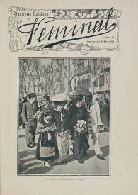Portada:Feminal. Any 1909, núm. 23 (28 febrer 1909)