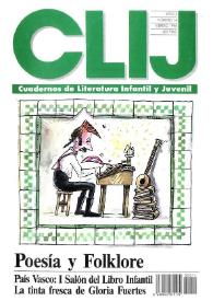 Portada:CLIJ. Cuadernos de literatura infantil y juvenil. Año 3, núm. 14, febrero 1990