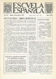 Escuela española. Año XXIV, núm. 1215, 30 de enero de 1964
