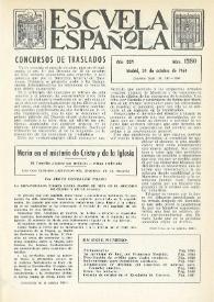 Portada:Escuela española. Año XXIV, núm. 1280, 24 de octubre de 1964