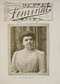 Portada:Feminal. Any 1910, núm. 40 (31 juliol 1910)