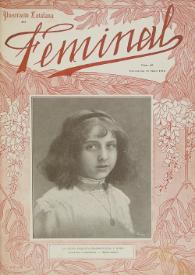 Portada:Feminal. Any 1912, núm. 60 (31 mars 1912)