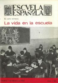 Escuela española. Año XXVII, núm. 1506, 1 de febrero de 1967