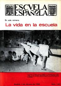 Escuela española. Año XXVIII, núm. 1611, 2 de febrero de 1968